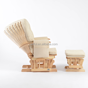 Fauteuil à bascule pour allaitement avec repose-pieds, idéal pour les mamans et les infirmières de crèche - Product Image 2