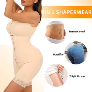 Femmes Post Chirurgie Shapewear S-shaper Crochet Crotchless Body Shaper <span class=keywords><strong>Corset</strong></span> Fajas Colombianas Shapewear - Product Image 5