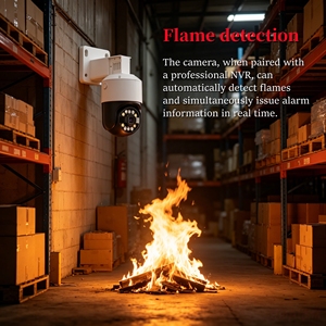 Caméra de sécurité PTZ 4K AI 5MP 8MP IP avec détection humaine, véhicule, visage et flamme, surveillance commerciale/domestique, détection de mouvement Cloud - Product Image 5