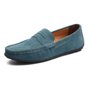 Mocassins pour Hommes, Chaussures de Conduite Gommino, Mocassins Penny, Plats en Cuir, Basse, à Enfiler, Affaires, <span class=keywords><strong>Daim</strong></span> Léger, Bout Rond - Product Image 6