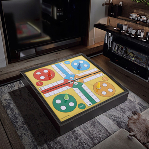 Juego de Mesa Plegable Portátil Educativo para Niños, Ajedrez y <span class=keywords><strong>LUDO</strong></span>, Regalo para Niños, Material Plástico, en Oferta - Product Image 2