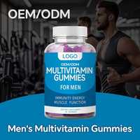 Bonbons Gommeux Véganes Sans Sucre pour la Prise de Poids – Compléments Vitaminiques Multi-Vitamines pour Hommes et Personnes à Goût Exigeant
