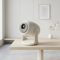 Auto Focus 720P HD Projecteur intelligent avec haut-parleurs intégrés Android 12 Mini cinéma maison portable compatible WiFi