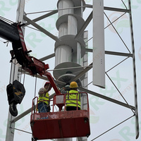 Éolienne à axe vertical 10KW 20KW 30KW 50KW 100KW pour toit résidentiel, générateur d'énergie éolienne 48V 96V 120V 380V pour la maison