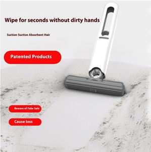 Mini ensemble <span class=keywords><strong>de</strong></span> nettoyage domestique <span class=keywords><strong>de</strong></span> bureau, petite serpillière microfibre mains libres pour cuisine et <span class=keywords><strong>table</strong></span> basse, manche plat pliable et absorbant - Product Image 3