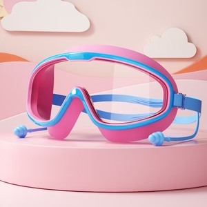 <span class=keywords><strong>Gafas</strong></span> de natación para niños, <span class=keywords><strong>gafas</strong></span> de natación ajustables impermeables, antivaho, protección UV, <span class=keywords><strong>gafas</strong></span> de natación para <span class=keywords><strong>buceo</strong></span> y surf, tapones para los oídos para niños - Product Image 1