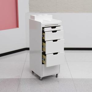Salon Storage Cabinet - Multi - Drawer White <b>Tool</b> Cabinet for Hair Salon Organization - Product Image 3