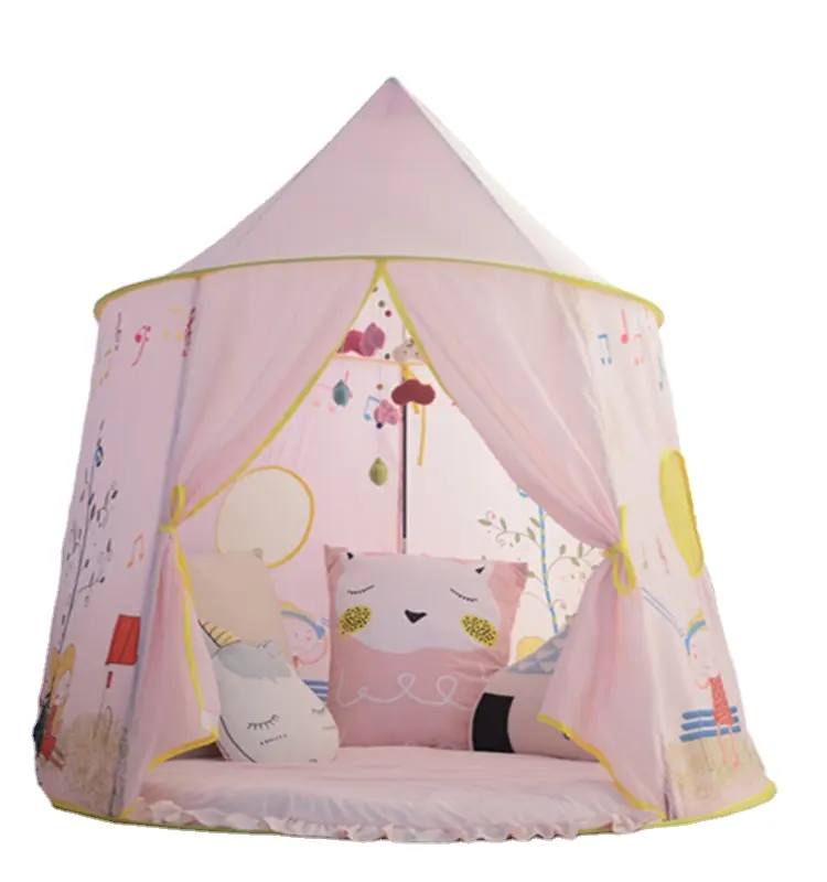 Ningbo प्यार पेड़ yurt तम्बू राजकुमारी तम्बू बड़े महल थियेटर बच्चों के खेल बच्चों के लिए yurt खिलौना तम्बू बिक्री
