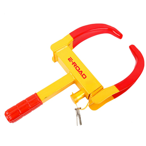 E-ROAD Abrazadera <span class=keywords><strong>de</strong></span> Seguridad <span class=keywords><strong>Antirrobo</strong></span> para Ruedas <span class=keywords><strong>de</strong></span> Automóviles y Motocicletas - Product Image 2