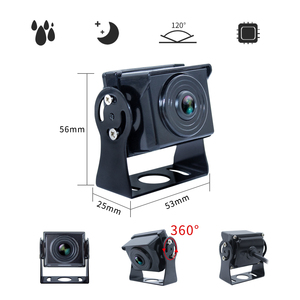 360-Grad-Erkennung Rückansicht Video 1-Wege-LKW 720p <span class=keywords><strong>7</strong></span>-Zoll-<span class=keywords><strong>LCD</strong></span>-Backup HD-Nachtsicht Vorder-Rückansicht Sicherheit Rückfahr kamera - Product Image 5