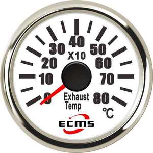 New 52mm 316L Ammeter for Yachts <b>Boats</b> RVs 80A 150A Sensor Marine Usage - Product Image 1