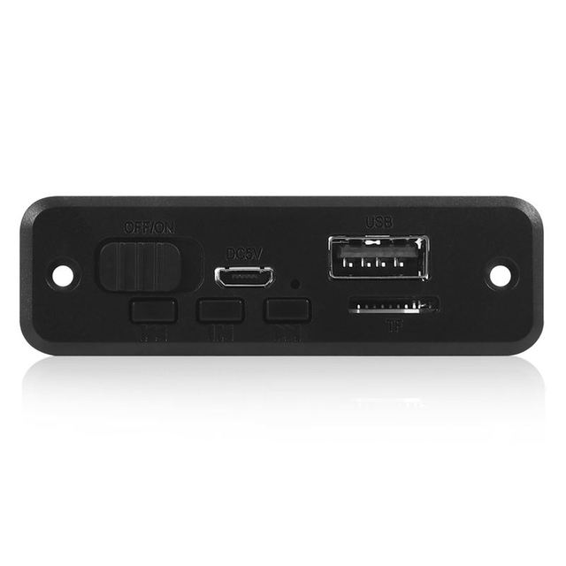 DC5V 6W Blue tooth  MP3 Decoder Board 3.5mm Microphone  Handsfree Car Player MP3 Music Speaker with blue tooth