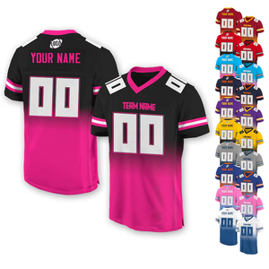 Maillot de football personnalisé pour adulte, maillot de football d'équipe personnalisé avec nom et numéro, maillot de football universitaire personnalisé pour les fans - Product Image 2