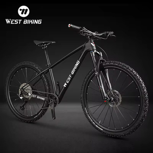 Vélo de montagne en fibre de carbone T800 de 27,5 pouces avec fourche à suspension verrouillable et frein à disque hydraulique pour tout-terrain hors route - Product Image 5