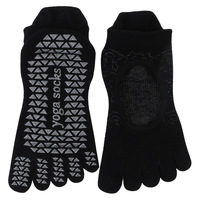 Chaussettes de yoga en gros, chaussettes de barre à cinq doigts, chaussettes de sport en gros, chaussettes de Pilates, chaussettes à cinq orteils, chaussettes à pince pour femmes en gros