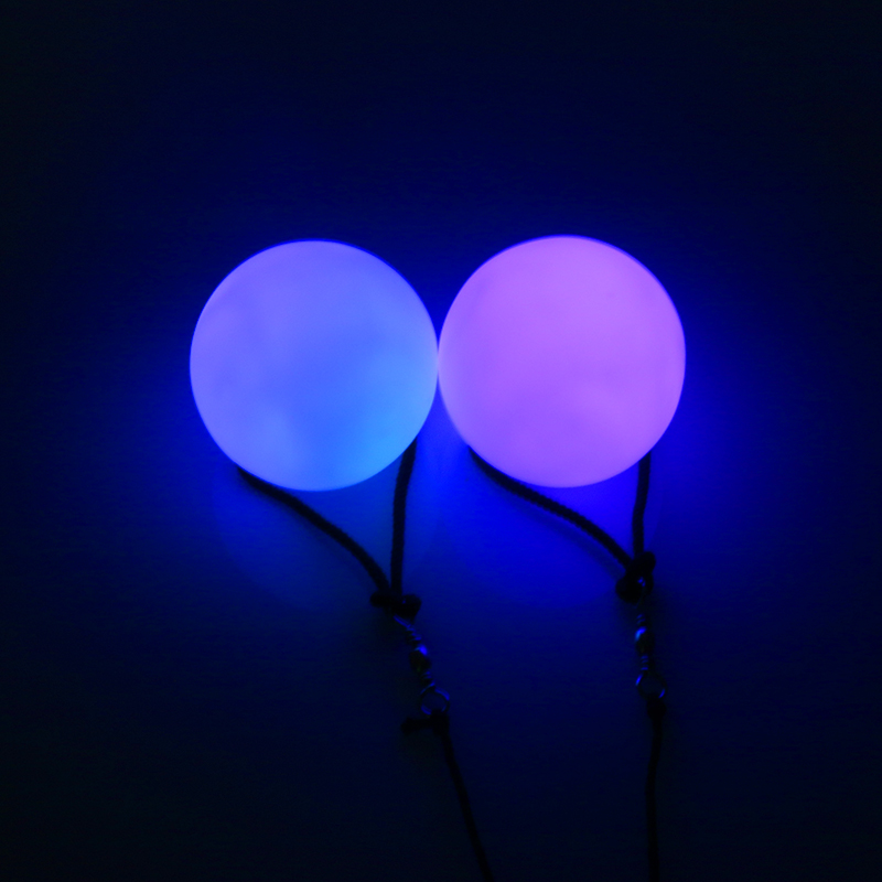 Amazon Hot sale Gleader Color Changing LED Ball Baby Kid Mood Lamp Night Light Children Seven Color Changing poi led ball