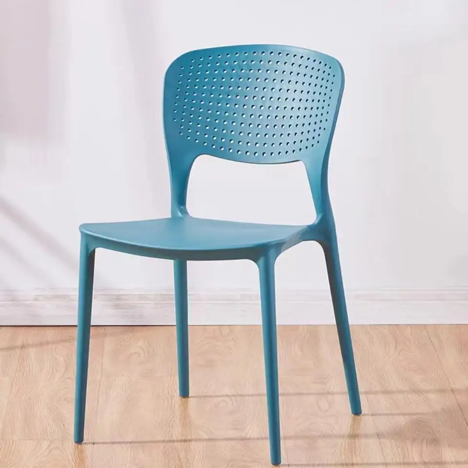 Eigentijds Modern Eenvoudig Design Kleuren Café Restaurant Meubelstoel Vol Pp Diner Eetzaal Cadeira Plastic Stoelen