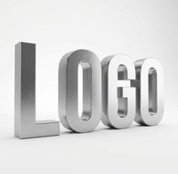Lettres en métal 3D non éclairées, enseignes en acier inoxydable, logo d'entreprise pour immeuble de bureaux, devanture de magasin, signalétique extérieure