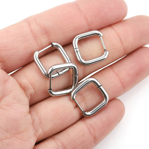 Geometric Stainless Steel Ear <b>Cuffs</b> Irregular Shapes Heart Oval Triangular Unisex Fashion <b>Earrings</b> - Product Image 4