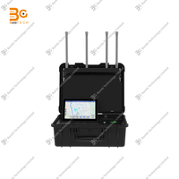 Détecteur de drones portable de type mallette, portée 1-10 km, pour le suivi et l'identification des DJI Mavic/Air/Mini/FPV/Avata