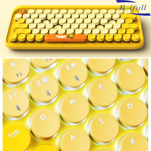 Lofree Vàng B vịt Dot Retro BT Bàn phím cơ không dây miễn phí vận chuyển - Product Image 4