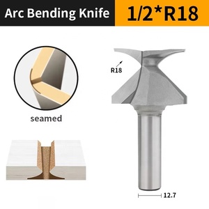 Fraise à rainurer en V intégrée pour le bois, sans joint, pour armoires sur mesure et meubles en MDF - Product Image 3