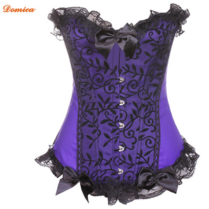 Bán Buôn Cộng Với Kích Thước Thoáng Khí Giảm Béo Corset Eo Cắt Tỉa Sexy Ren Lớp Phủ Đồng Hourglass Shaper Chặt Chẽ Cá Xương Nylon/Bông - Product Image 1