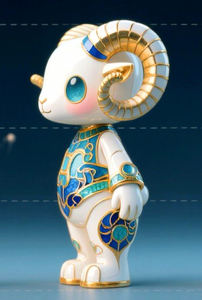 Sáng Tạo văn hóa phi vật thể cloisonne chòm sao trang trí Bạch Dương - Product Image 2