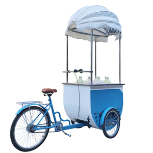 New Type Italian Ice Cream Trolley Luxury Ice Cream Display <b>Freezer</b> - Product Image 3