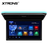 Reproductor Multimedia para Techo de Auto XTRONS de 19.5 Pulgadas con Pantalla Abatible, Android 14, Octa Core, 4+64GB, Compatible con Video 4K UHD, Pantalla IPS, Entrada HD