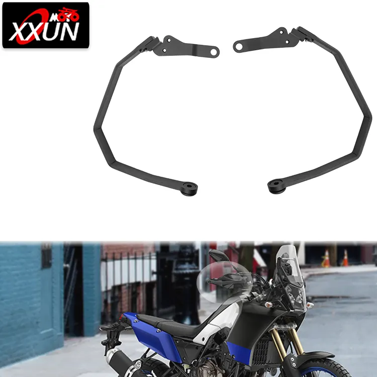 XXUN motosiklet parçaları Handguard gidon Crash Bar tampon braketi için Yamaha Tenere 700 XTZ700 XTZ 700 2019 2020 2021