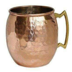 เหยือกทองแดงบริสุทธิ์350มล. มีด้ามจับทองเหลืองดีไซน์องุ่นนูนสำหรับเครื่องดื่ม - Product Image 2