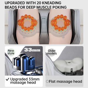 Nuevo masajeador de pies y piernas para amasar, máquina masajeadora de pies con 3 modos de masaje, 2 niveles de calefacción - Product Image 6