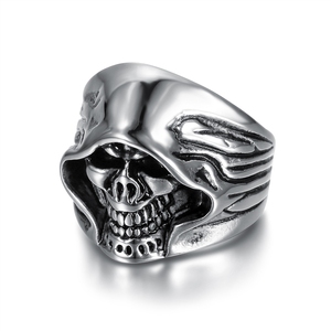Anillos de Moda de Joyería Fina con Calavera de Punk Death para Hombres y Mujeres - Product Image 2