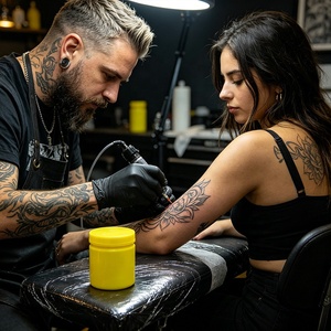 Crème anesthésiante pour tatouages la plus vendue, pour les professionnels du tatouage et les salons. Service de création de marque privée sur mesure. - Product Image 2