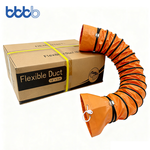 Nuevo Producto Práctico: Tubo de Ventilación de PVC Flexible y Resistente a Altas Temperaturas, Utilizado para la Extracción de Aire en Fábricas - Product Image 2