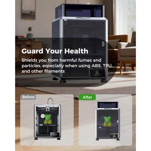 Boîtier Creality K1 SE, vue à 360 degrés, température constante, anti-poussière, accessoire pour imprimante 3D - Product Image 5