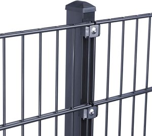 Allemagne Double Rod Mat Pvc Coated Double Clôture Twin Double Wire Fence <span class=keywords><strong>Prix</strong></span> d'usine - Product Image 3