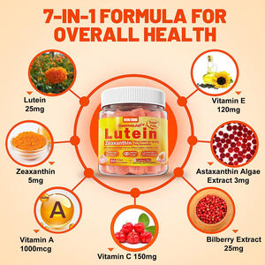 مكمل غذائي نباتي لصحة العين والبشرة مع اللوتين والزياكسانثين والتوت البري والأستاكسانثين والطحالب - كبسولات لتحسين الرؤية - Product Image 5