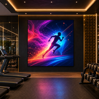 Écran LED intérieur P2 à installation fixe, mur d'écran LED à raccordement sans soudure pour hall d'entreprise