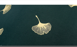 Parapluies pliants automatiques coupe-vent motif feuilles de Ginkgo Biloba pour femmes, protection UV - Product Image 4