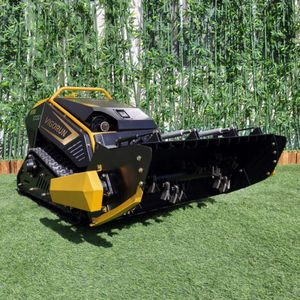 Desbrozadora forestal Vigorun <span class=keywords><strong>Tech</strong></span> de 100 cm de ancho de corte, motor de 4 tiempos, control remoto, cortadora de césped con orugas, cortadora de maleza a gasolina. - Product Image 4