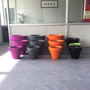 Jardinières d'extérieur en fibre de verre pour plantes, pots modernes de grande taille pour plantes - Product Image 3