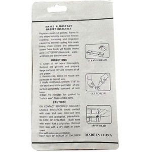 Formador de Juntas de Silicona RTV Mega Gris de 85 g, Pegamento de Silicona RTV <span class=keywords><strong>Abr</strong></span> 0, Formador de Juntas 999 - Product Image 4
