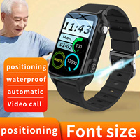 Bracelet intelligent magnétique carré 4G pour personnes âgées, soins d'urgence pour les patients atteints de la maladie d'Alzheimer, démence, alarme de chute, GPS, SOS, montre intelligente, autisme