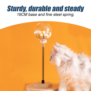 Hot Selling <strong>Funny</strong> Roller Pet <strong>Cat</strong> Toy Interactive Turntable Kitten Toy Spring-Loaded Leaky Food <strong>Cat</strong> Toy - Product Image 3