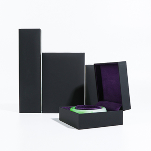 Custom Black Luxury Drawer Jewelry <b>Box</b> with Handle for Rings, <b>Earrings</b>, and Gift Packaging - Product Image 3