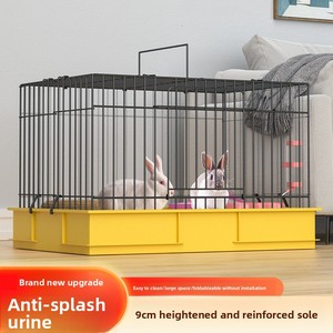 Jaula rectangular <span class=keywords><strong>de</strong></span> metal para conejos y cobayas, con estructura <span class=keywords><strong>de</strong></span> alambre, anti-salpicaduras <span class=keywords><strong>de</strong></span> orina, para interiores, <span class=keywords><strong>venta</strong></span> directa <span class=keywords><strong>de</strong></span> fábrica. - Product Image 4