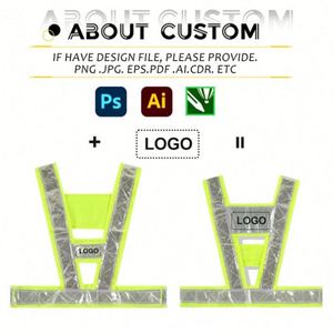 Factory Wholesale Work Custom Clothing for Men Safety <b>Reflective</b> <b>Vest</b> With Logo - Product Image 3