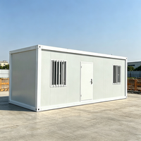 Maison conteneur pliable à installation rapide, maison modulaire amovible pour dortoir du personnel, bureau, hôtel, design moderne